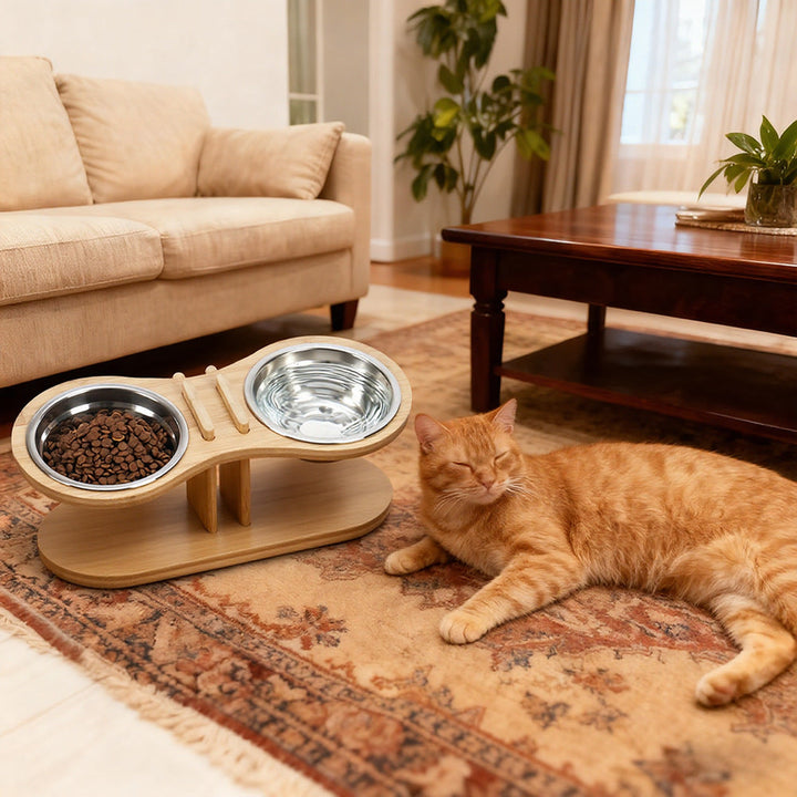 Adjustable Tilted Pet Feeding Bowl Stand: A Game Changer for Pet Owners