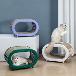 Discover the Pet Scratch Board Villa Toy: The Ultimate Playtime Solution for Your Feline Friend