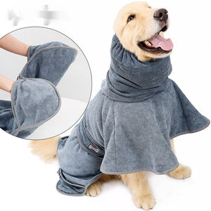 Transform Your Pet's Bath Time with Our Cotton Quick Dry Bath Towel